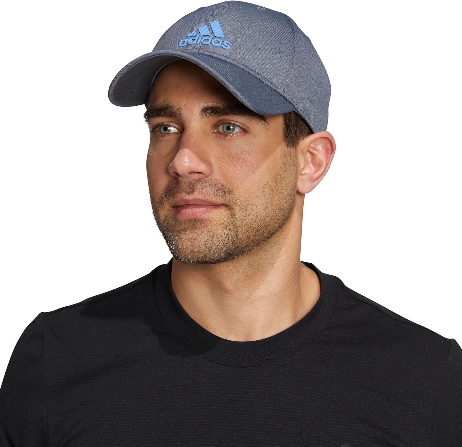 image:imageadidas Mens Decision Structured Adjustable CapOnix GreyBlue Fusion