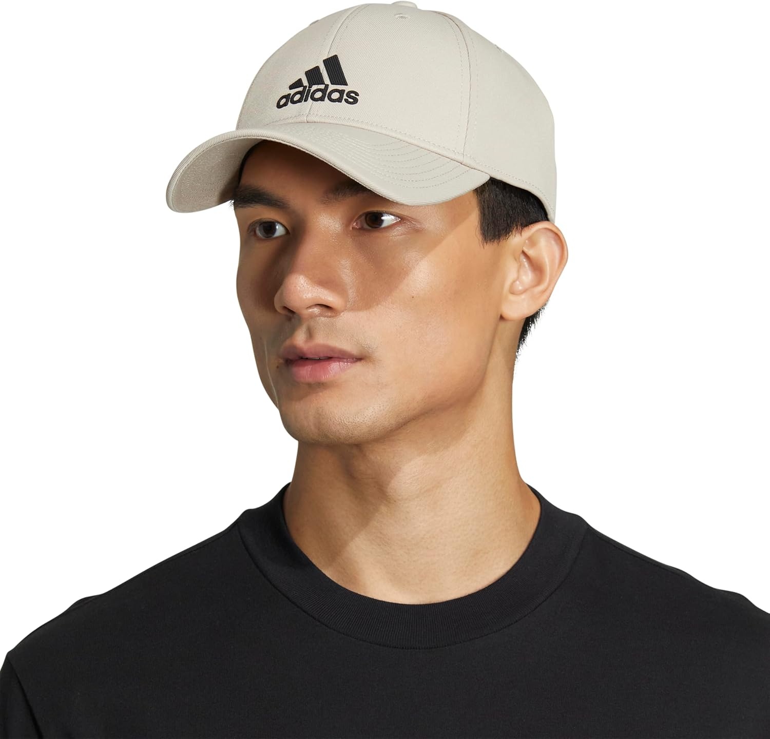 image:imageadidas Mens Decision Structured Adjustable CapWonder BeigeBlack