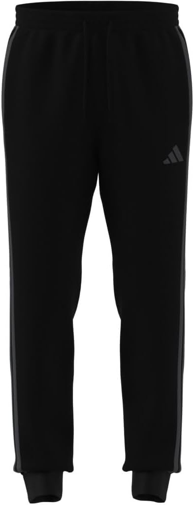 image:imageadidas Mens Essentials 3Stripes Fleece PantsBlackCarbon