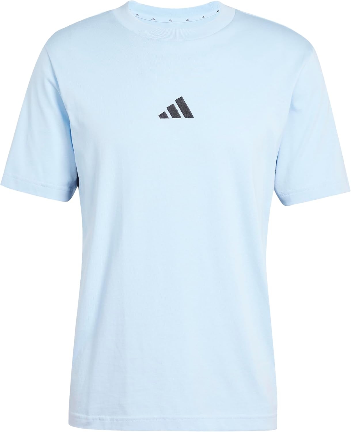 image:imageadidas Mens Essentials 3Stripes Single Jersey TShirtBlueBlack