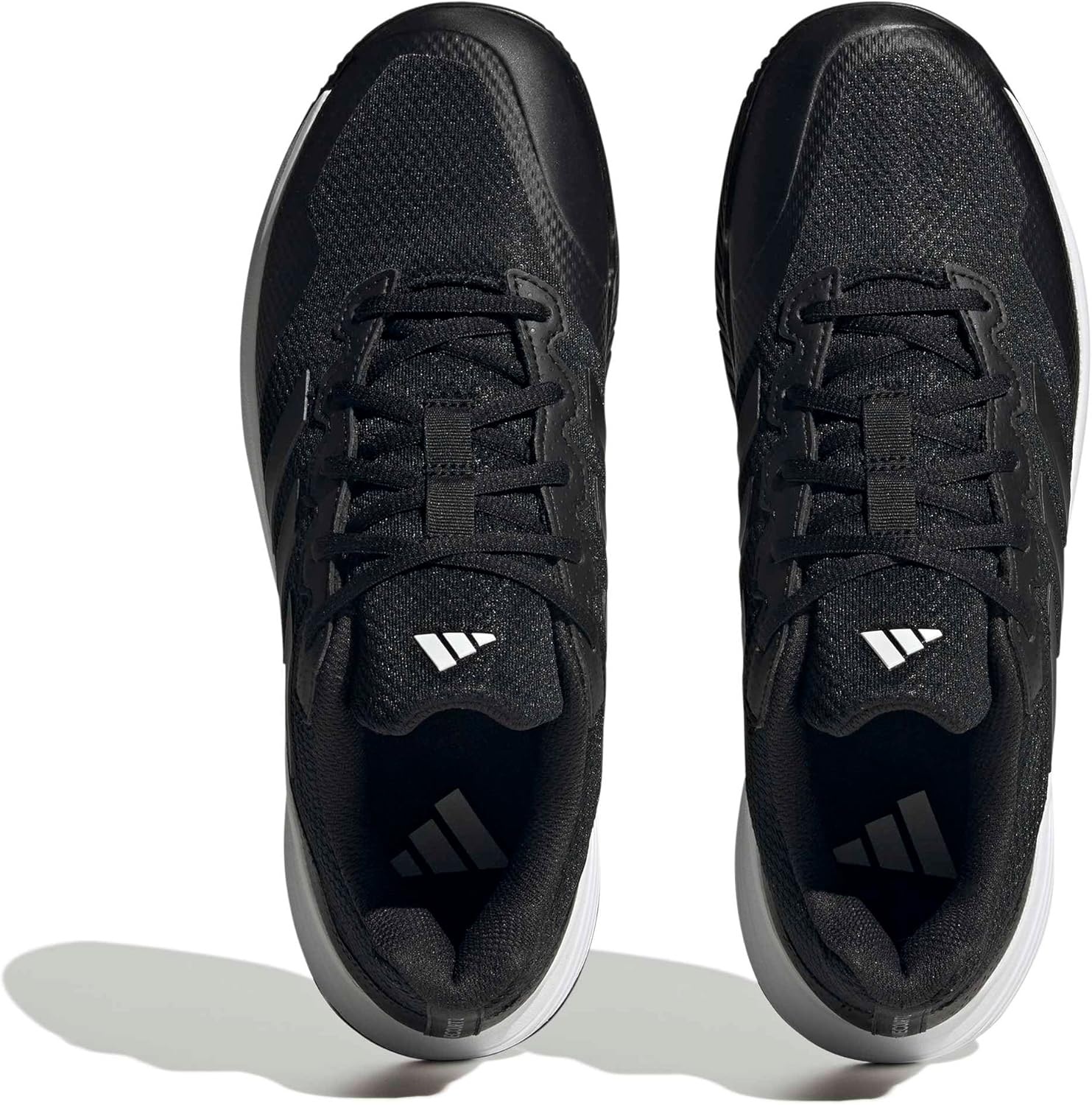 image:imageadidas Mens Gamecourt 2 Tennis ShoesBlackBlackWhite