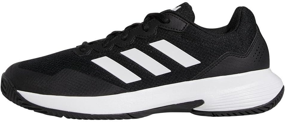 image:imageadidas Mens Gamecourt 2 Tennis ShoesBlackWhiteBlack