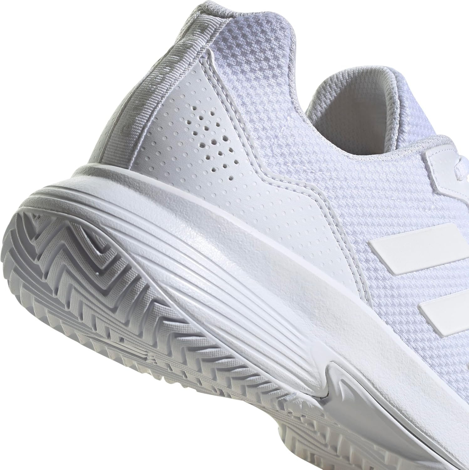 image:imageadidas Mens Gamecourt 2 Tennis ShoesFtwr White Ftwr White Matte Silver