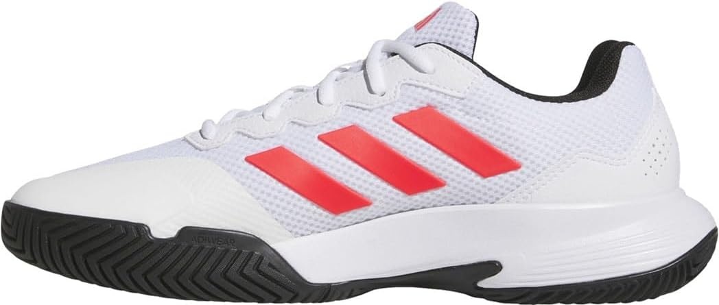 image:imageadidas Mens Gamecourt 2 Tennis ShoesFtwr WhiteLucid RedCore Black
