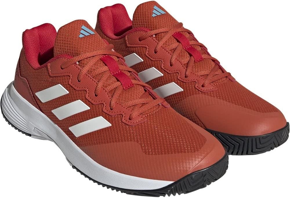 image:imageadidas Mens Gamecourt 2 Tennis ShoesPreloved Red Ftwr White Preloved Blue