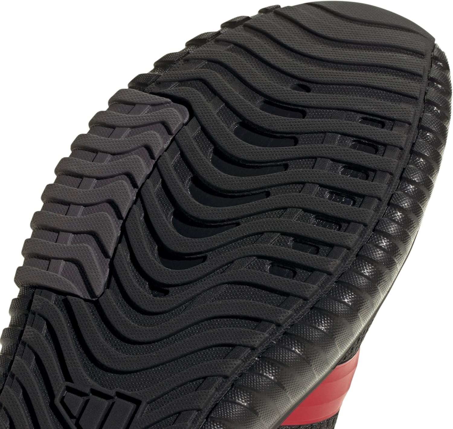 image:imageadidas Mens Kaptir 40 SneakersBlackBetter ScarletCarbon