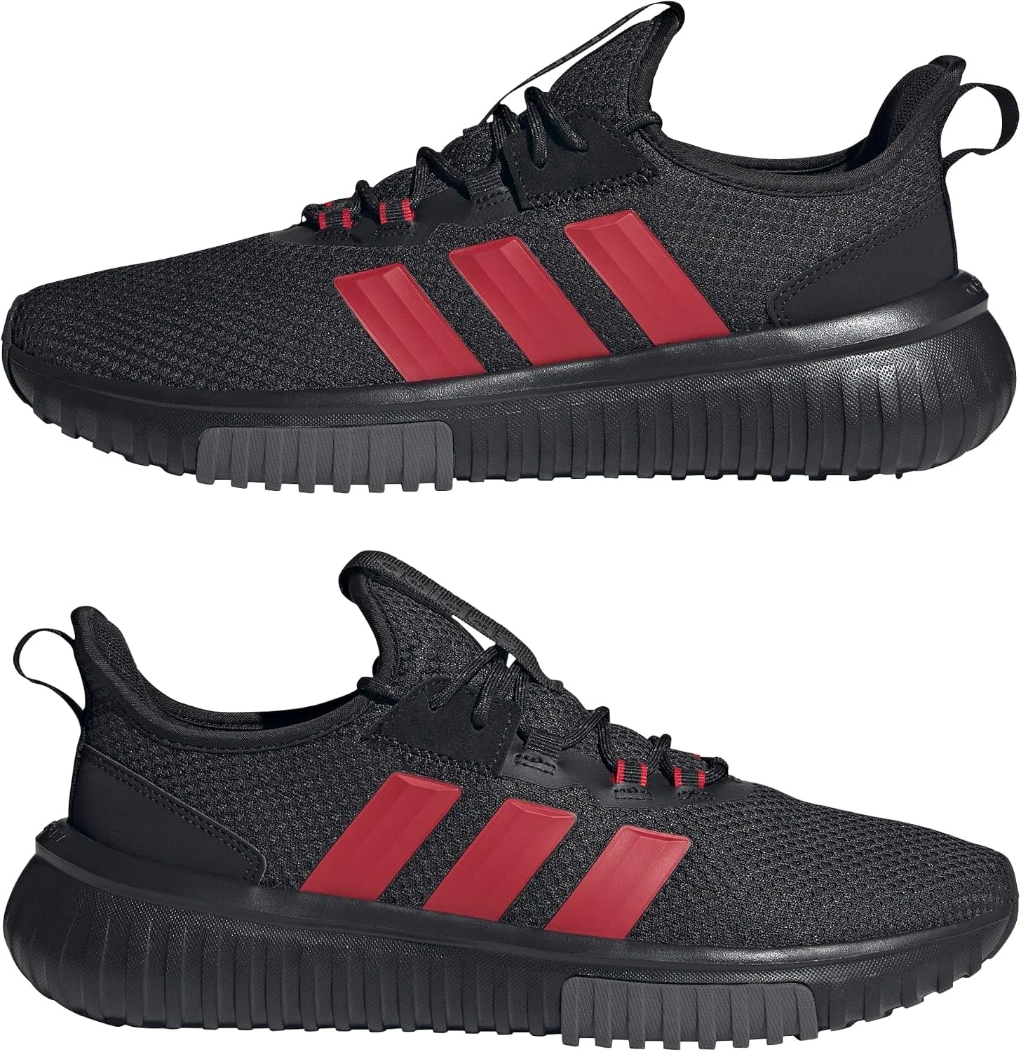 image:imageadidas Mens Kaptir 40 SneakersBlackBetter ScarletCarbon