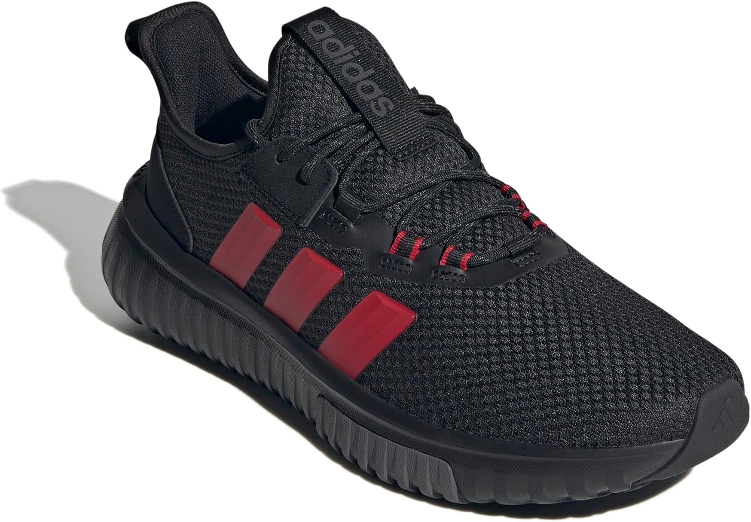 image:imageadidas Mens Kaptir 40 SneakersBlackBetter ScarletCarbon