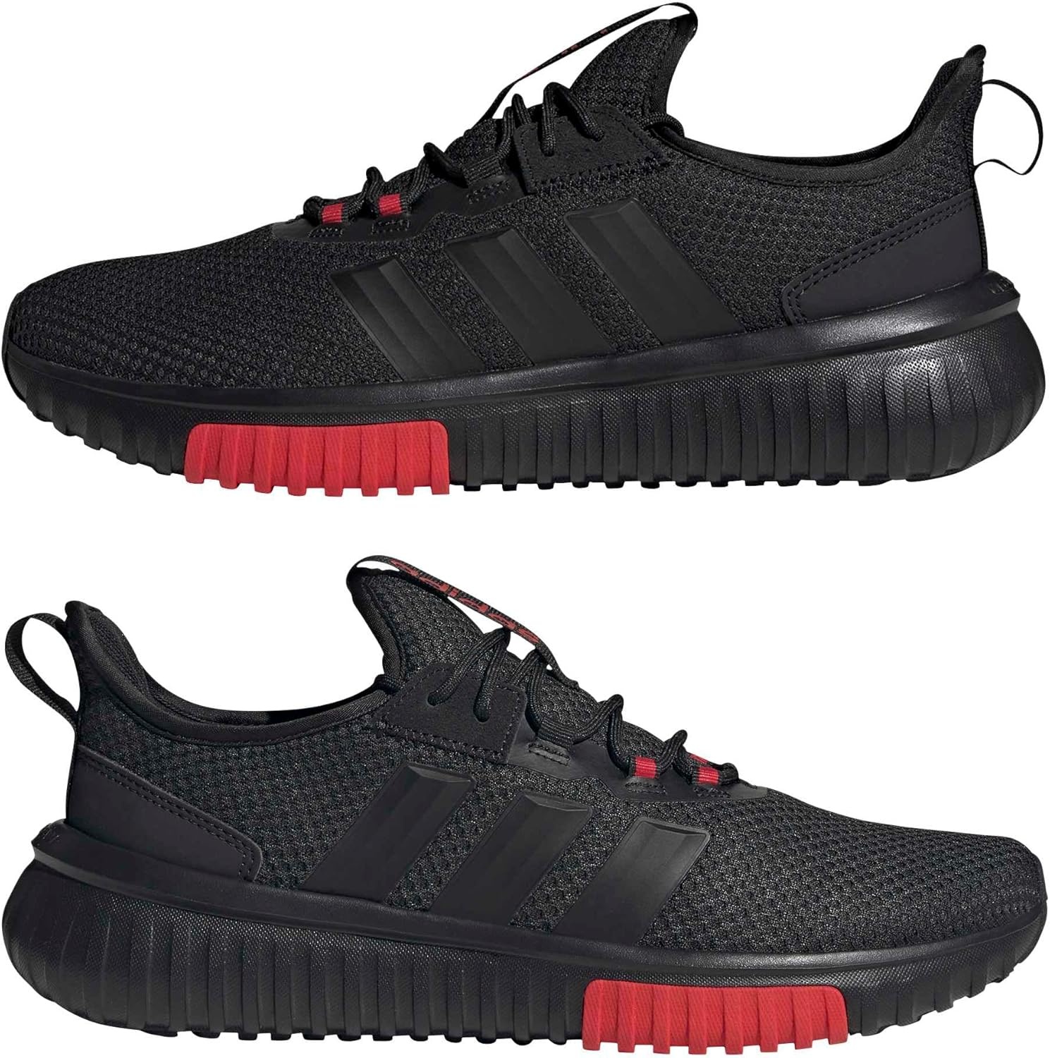 image:imageadidas Mens Kaptir 40 SneakersBlackBlackPure Ruby
