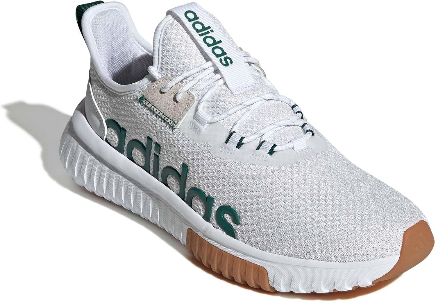 image:imageadidas Mens Kaptir 40 SneakersWhiteCollegiate GreenGum