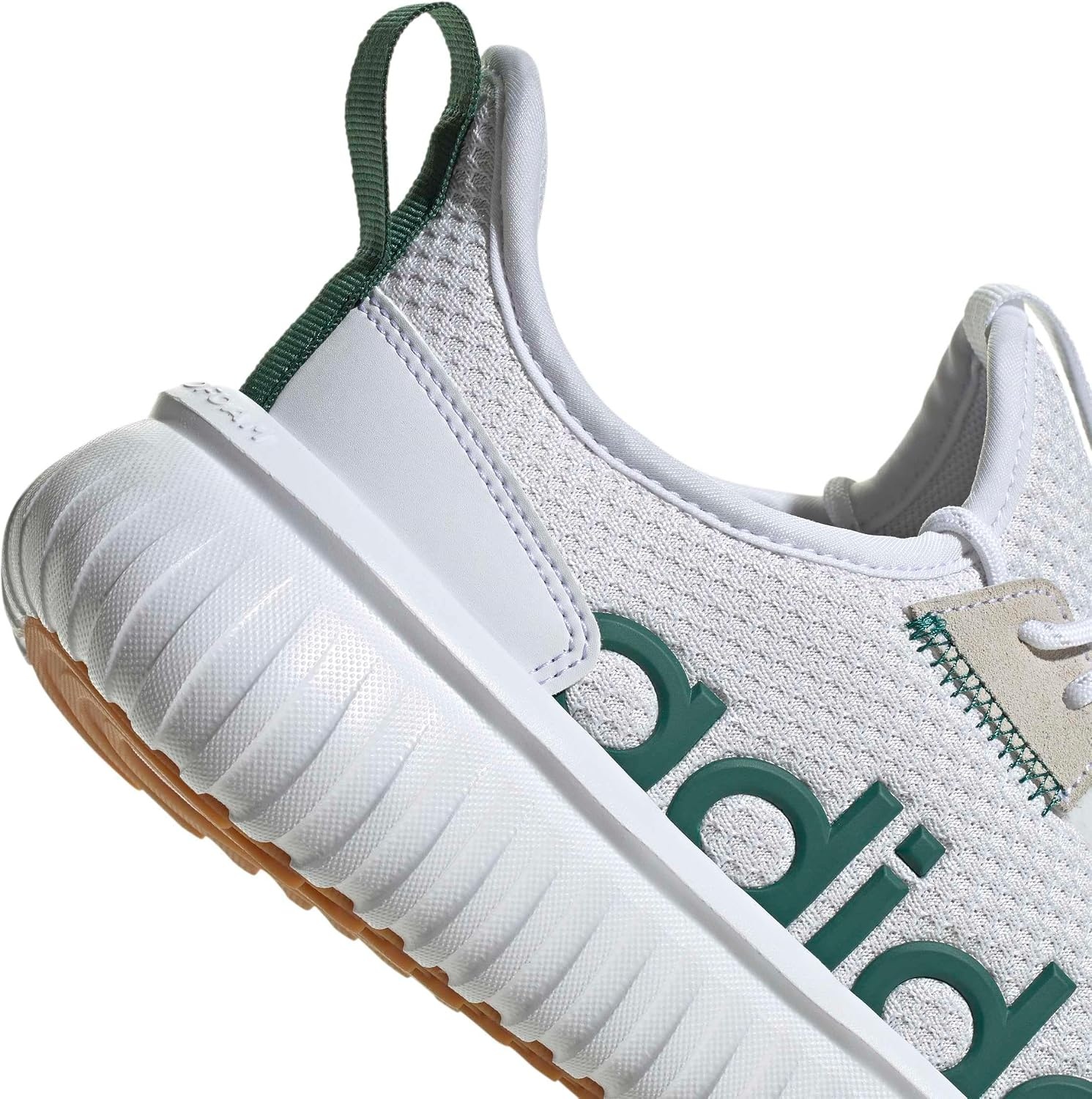 image:imageadidas Mens Kaptir 40 SneakersWhiteCollegiate GreenGum