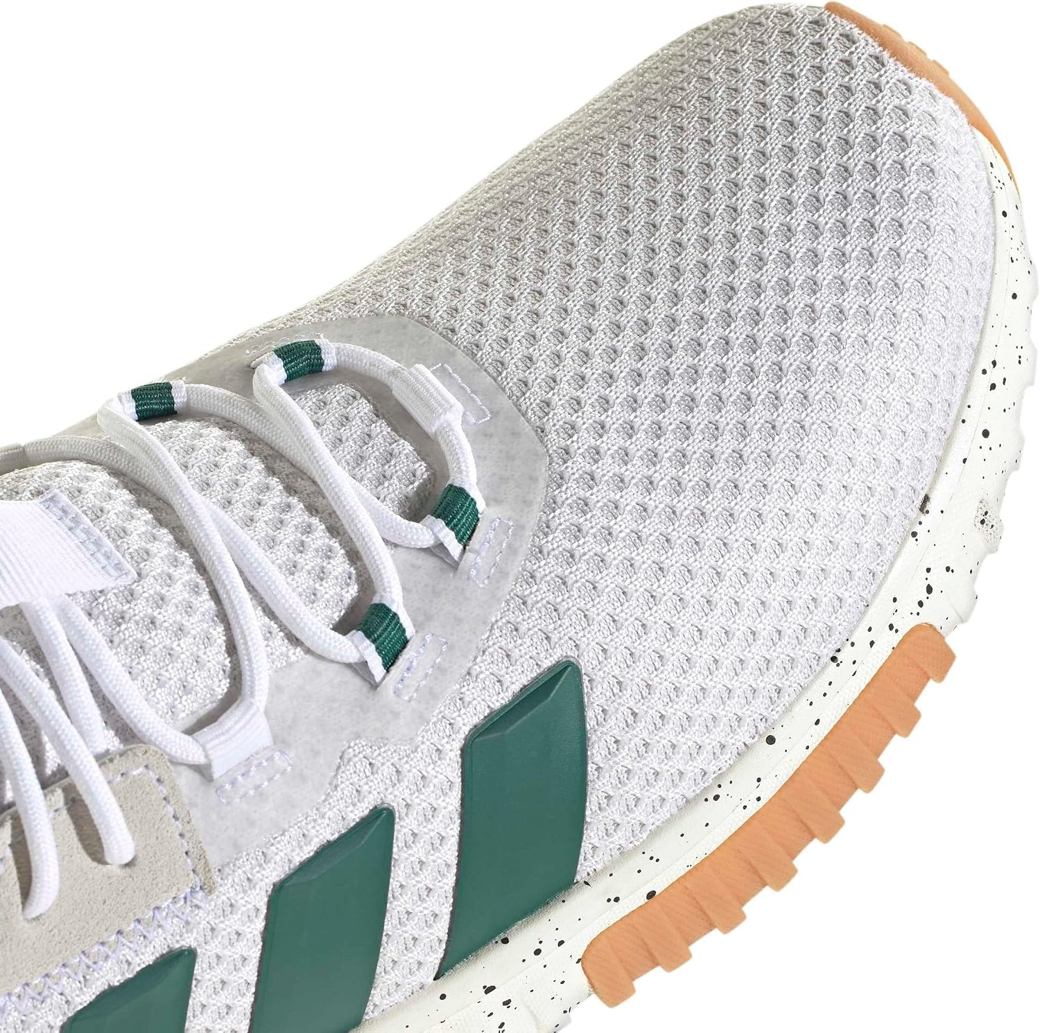 image:imageadidas Mens Kaptir 40 SneakersWhiteCollegiate GreenOff White