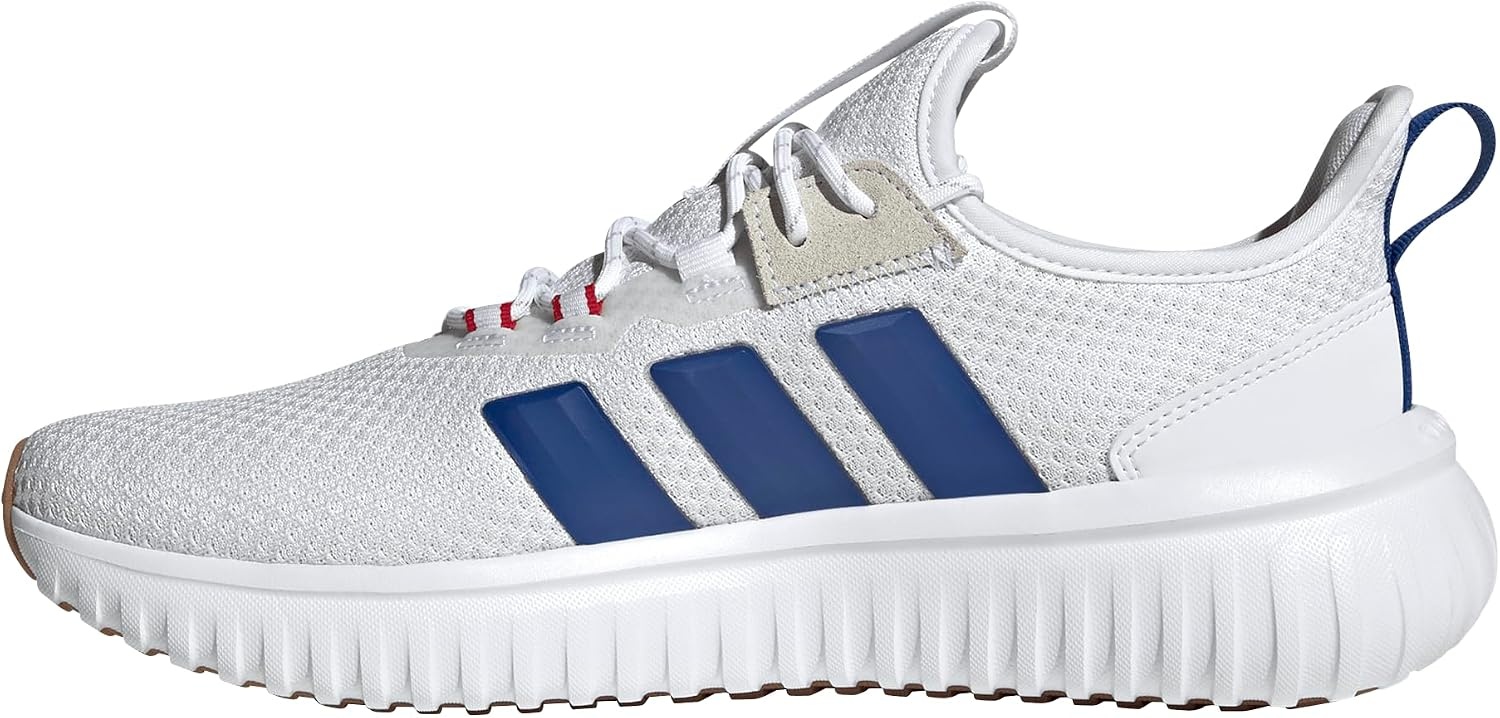 image:imageadidas Mens Kaptir 40 SneakersWhiteTeam Royal BlueBetter Scarlet