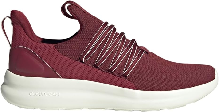 image:imageadidas Mens Lite Racer Adapt 70 Running ShoesCollegiate BurgundyShadow RedOff White