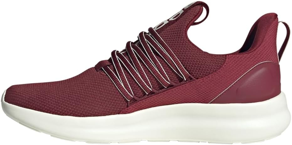 image:imageadidas Mens Lite Racer Adapt 70 Running ShoesCollegiate BurgundyShadow RedOff White