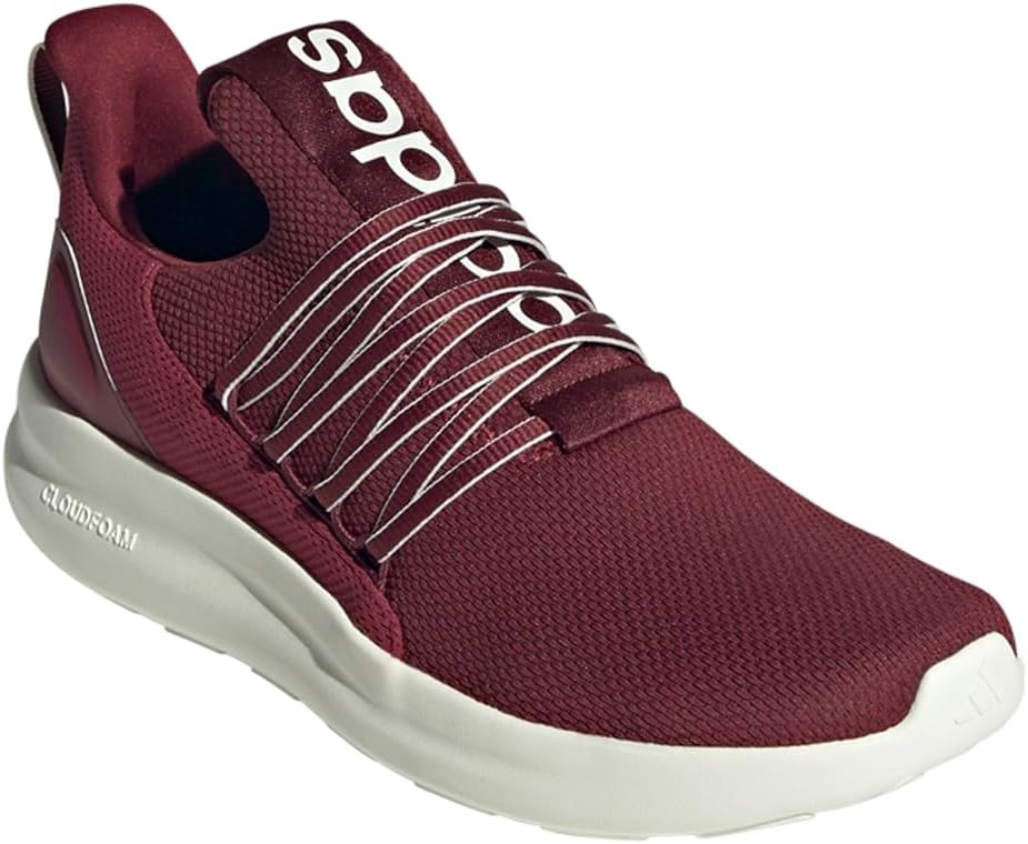 image:imageadidas Mens Lite Racer Adapt 70 Running ShoesCollegiate BurgundyShadow RedOff White