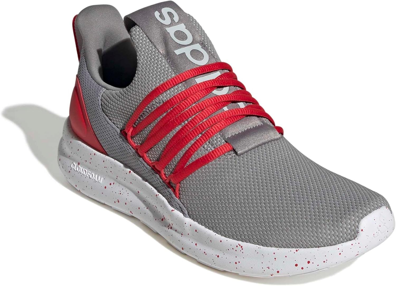 image:imageadidas Mens Lite Racer Adapt 70 Running ShoesGreyBetter ScarletWhite