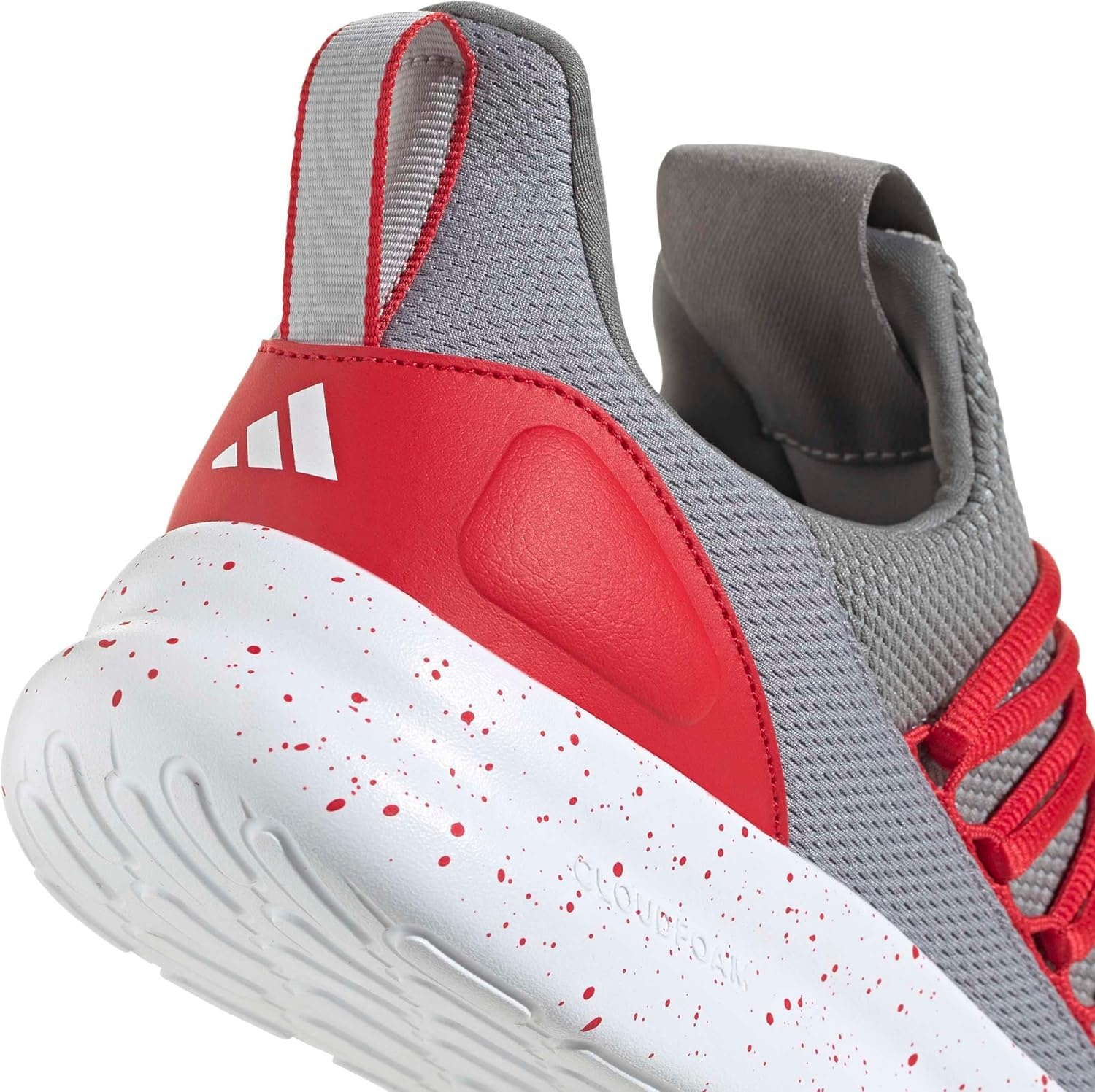 image:imageadidas Mens Lite Racer Adapt 70 Running ShoesGreyBetter ScarletWhite
