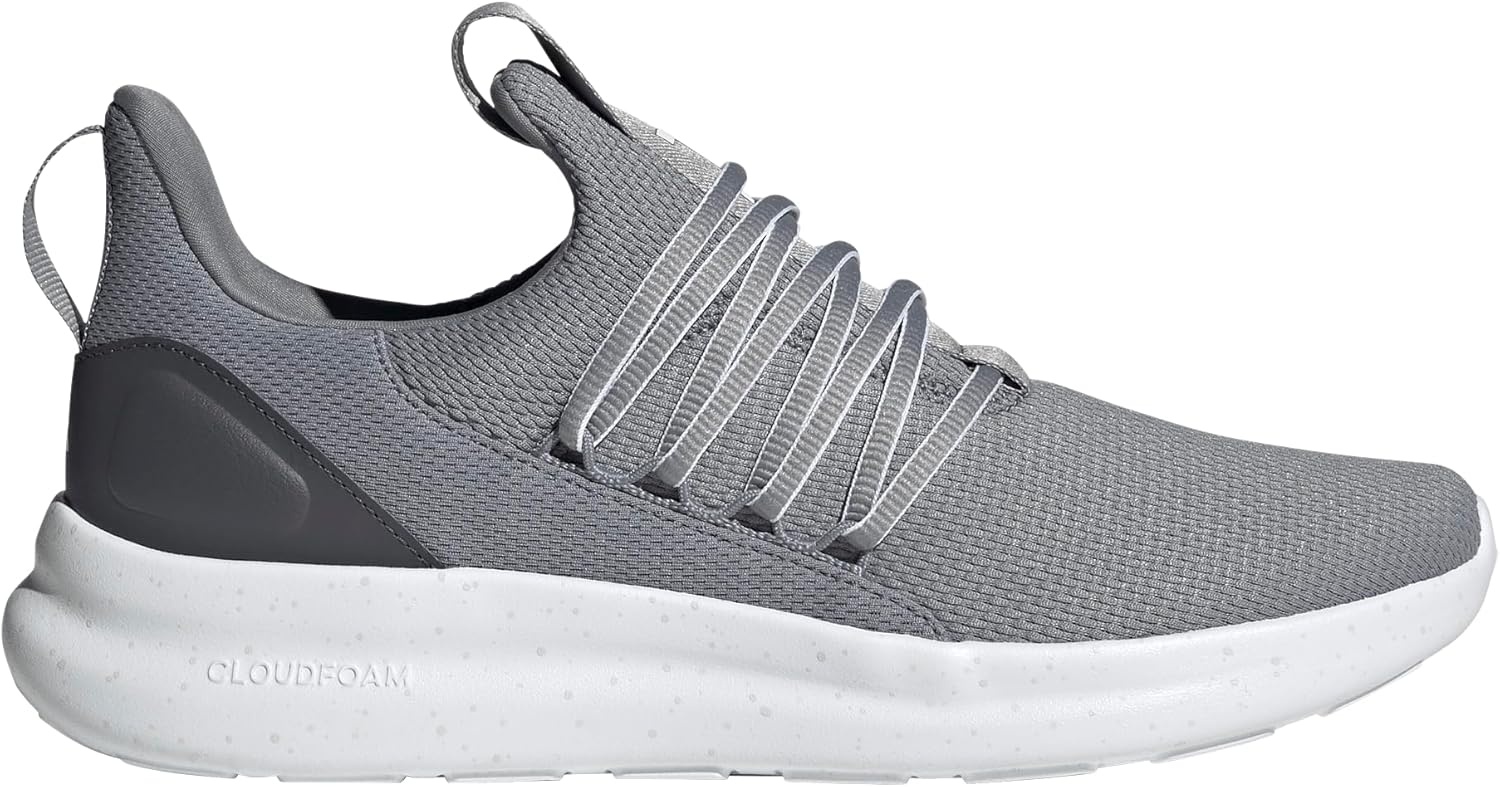 image:imageadidas Mens Lite Racer Adapt 70 Running ShoesGreyWhiteGrey