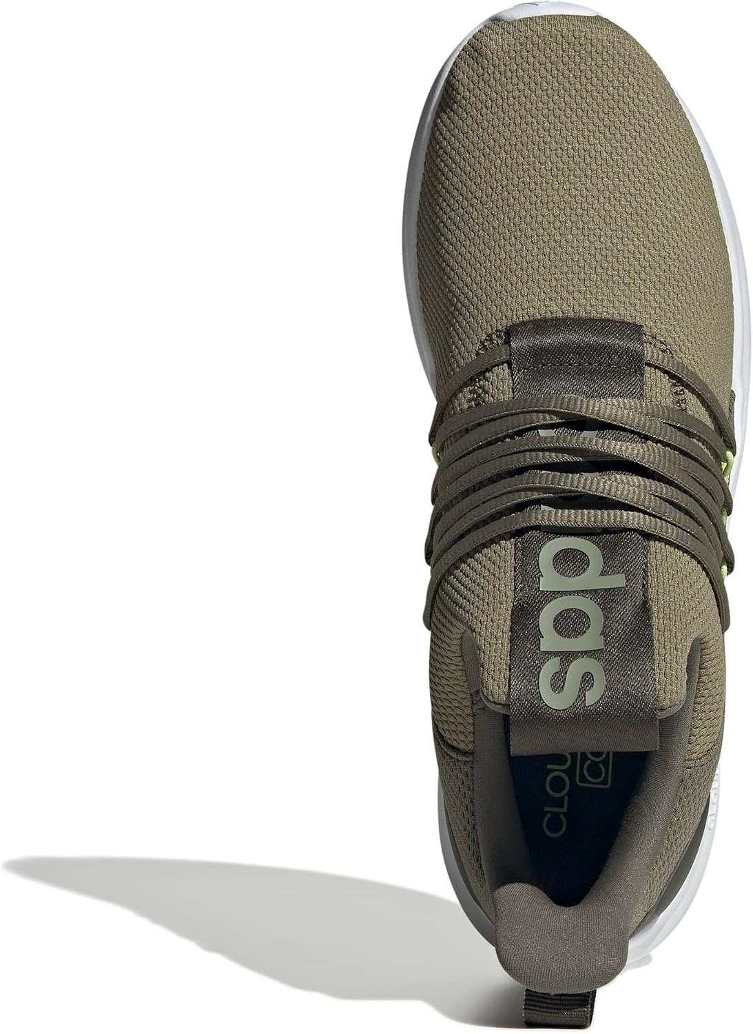 image:imageadidas Mens Lite Racer Adapt 70 Running ShoesOlive StrataNight CargoPulse Lime