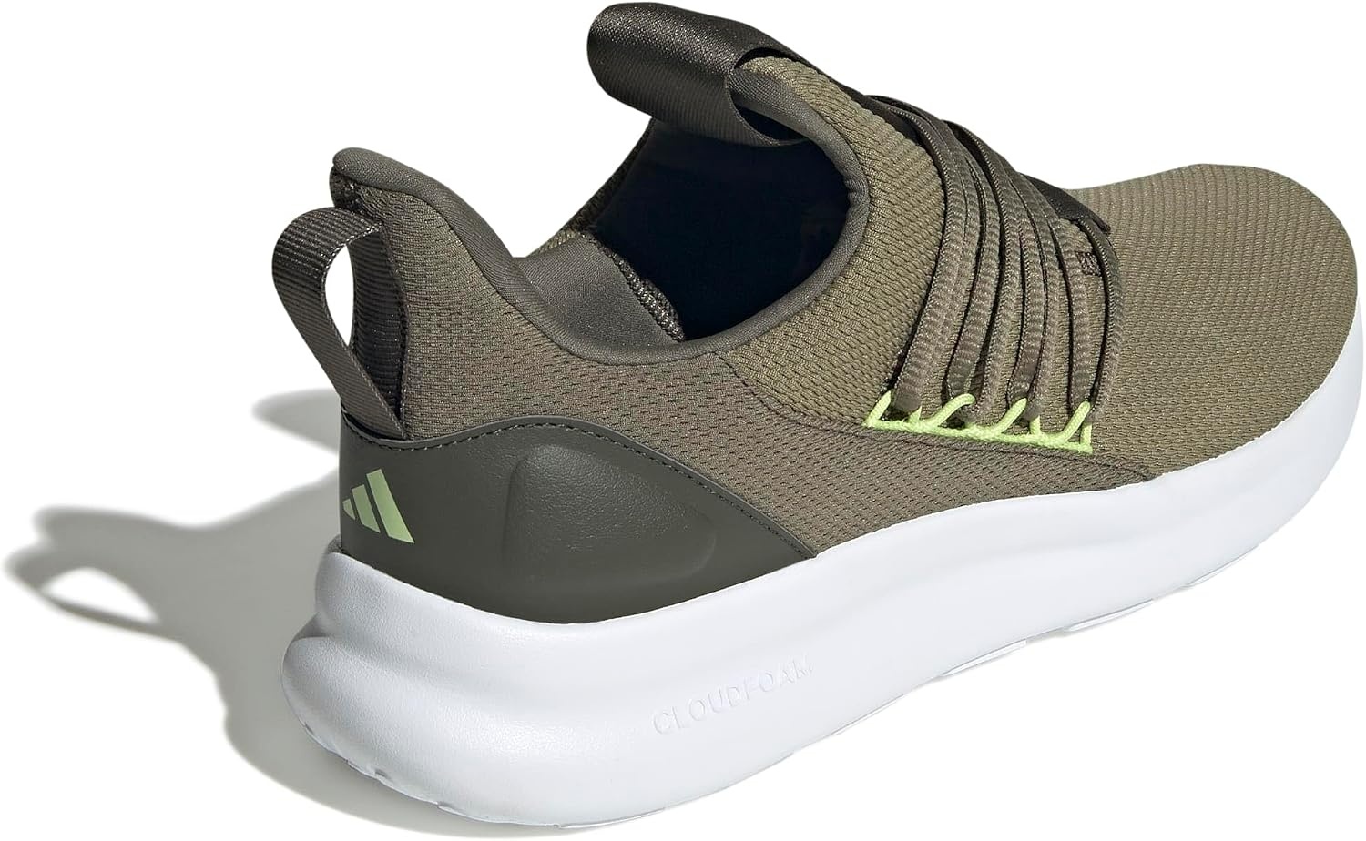 image:imageadidas Mens Lite Racer Adapt 70 Running ShoesOlive StrataNight CargoPulse Lime