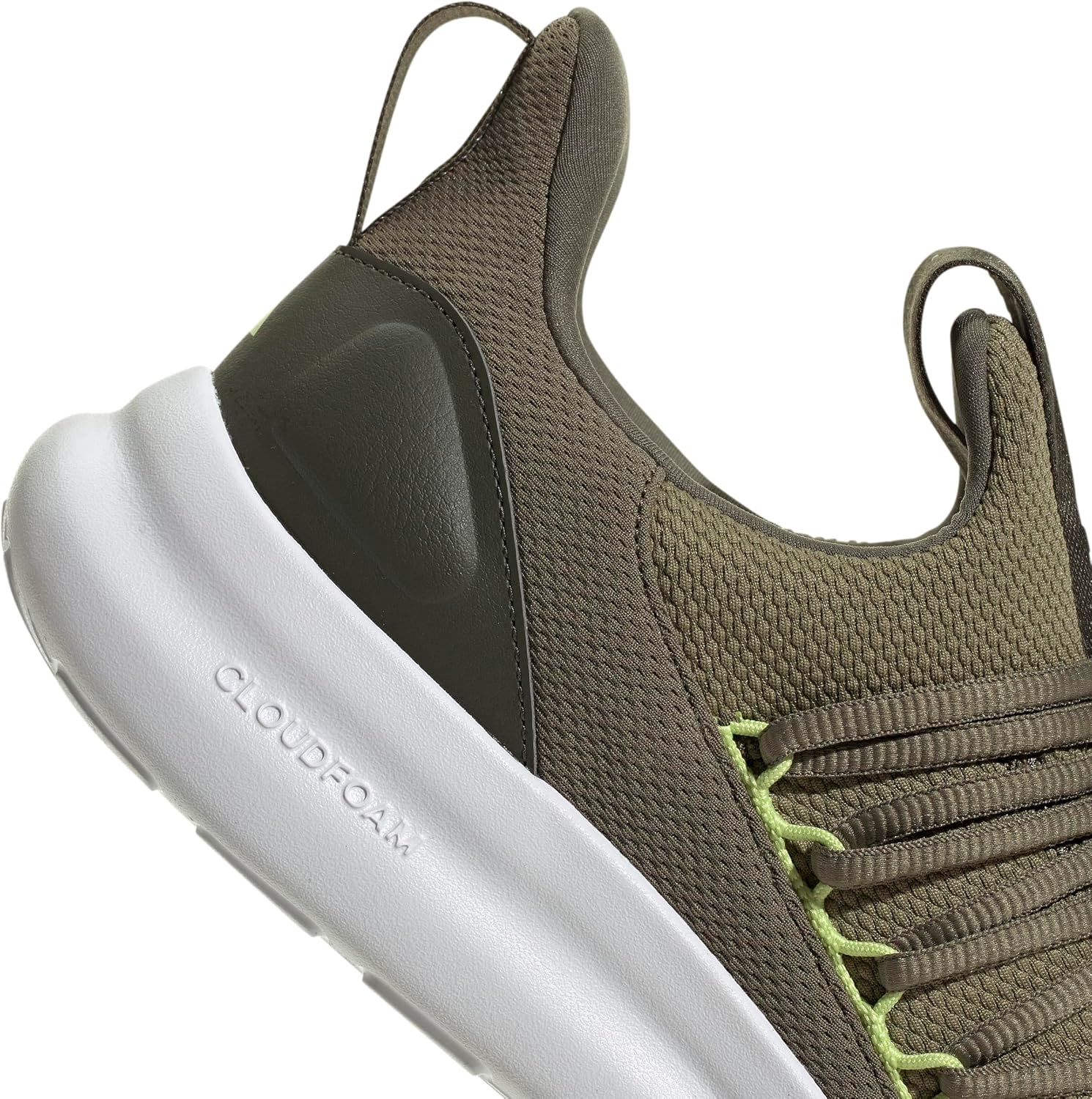 image:imageadidas Mens Lite Racer Adapt 70 Running ShoesOlive StrataNight CargoPulse Lime
