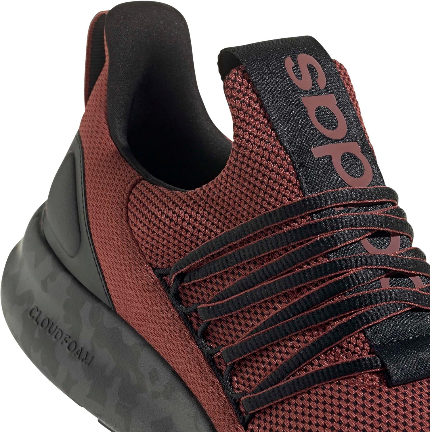 image:imageadidas Mens Lite Racer Adapt 70 Running ShoesPreloved RubyBlackGrey