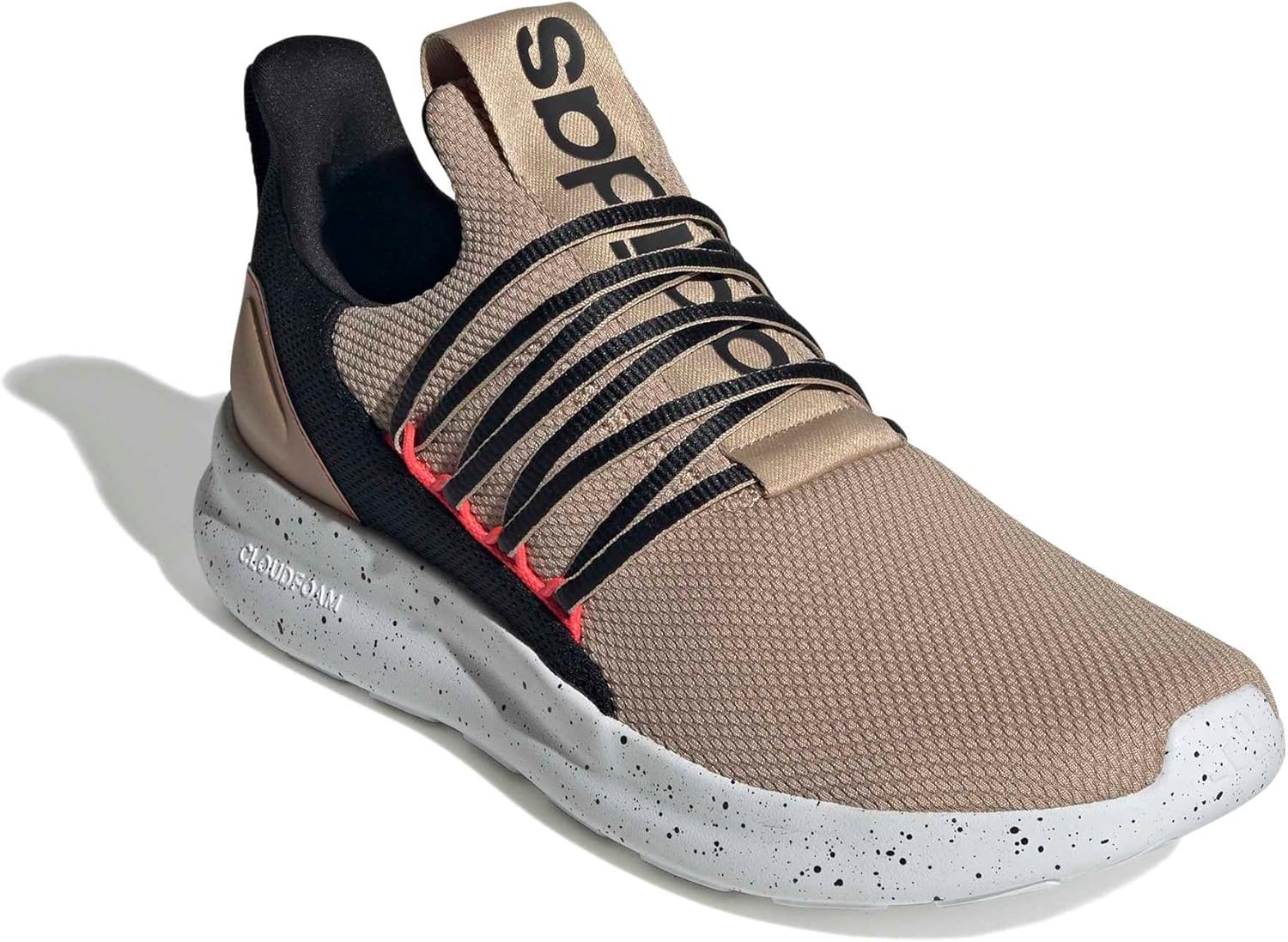 image:imageadidas Mens Lite Racer Adapt 70 Running ShoesWarm SandstoneBlackLucid Red