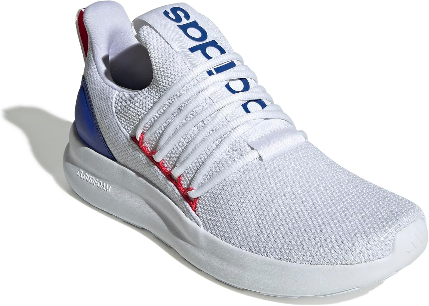 image:imageadidas Mens Lite Racer Adapt 70 Running ShoesWhiteBetter ScarletLucid Blue