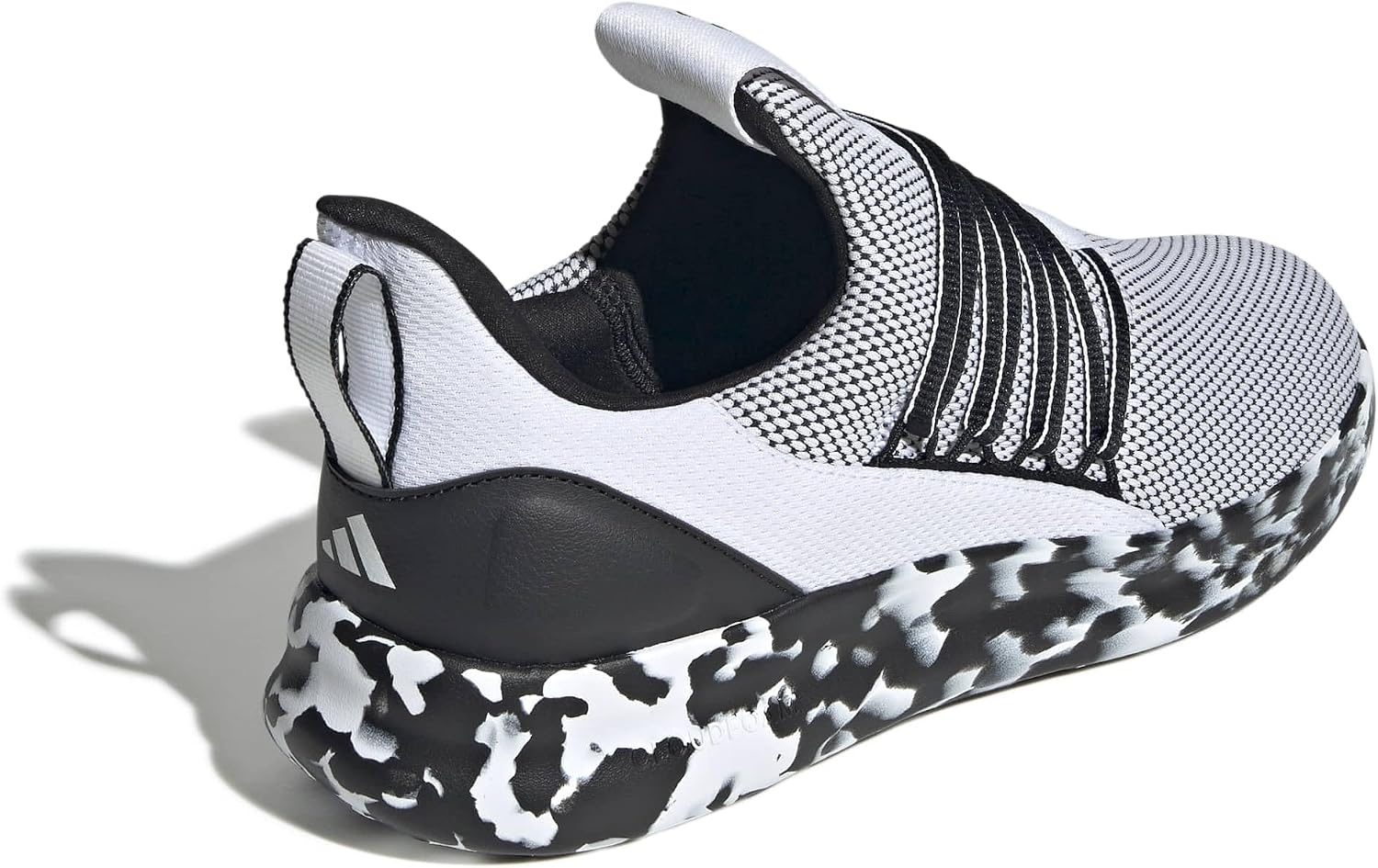 image:imageadidas Mens Lite Racer Adapt 70 Running ShoesWhiteBlackBlack