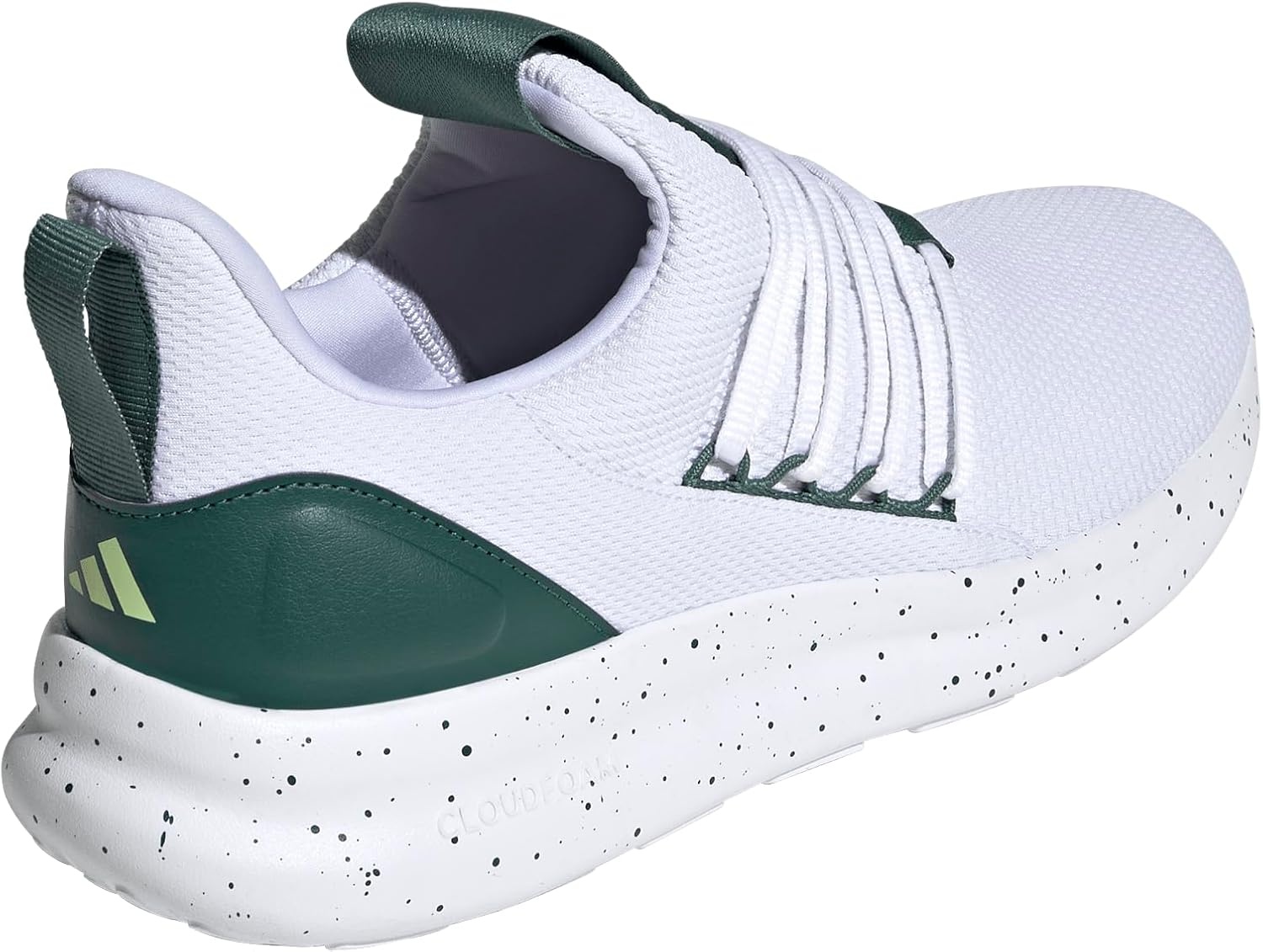 image:imageadidas Mens Lite Racer Adapt 70 Running ShoesWhiteCollegiate GreenPulse Lime