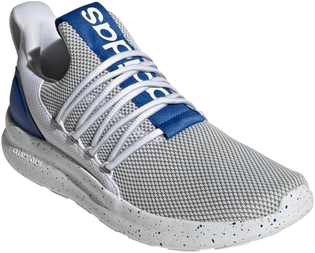 image:imageadidas Mens Lite Racer Adapt 70 Running ShoesWhiteTeam Royal BlueGrey
