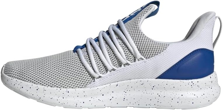 image:imageadidas Mens Lite Racer Adapt 70 Running ShoesWhiteTeam Royal BlueGrey
