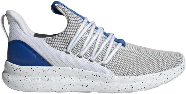 image:imageadidas Mens Lite Racer Adapt 70 Running ShoesWhiteTeam Royal BlueGrey