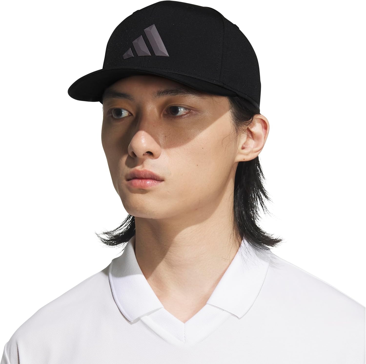 image:imageadidas Mens Midrange Hat Athletic Snapback Cap with LogoBlackGrey Strata3bar