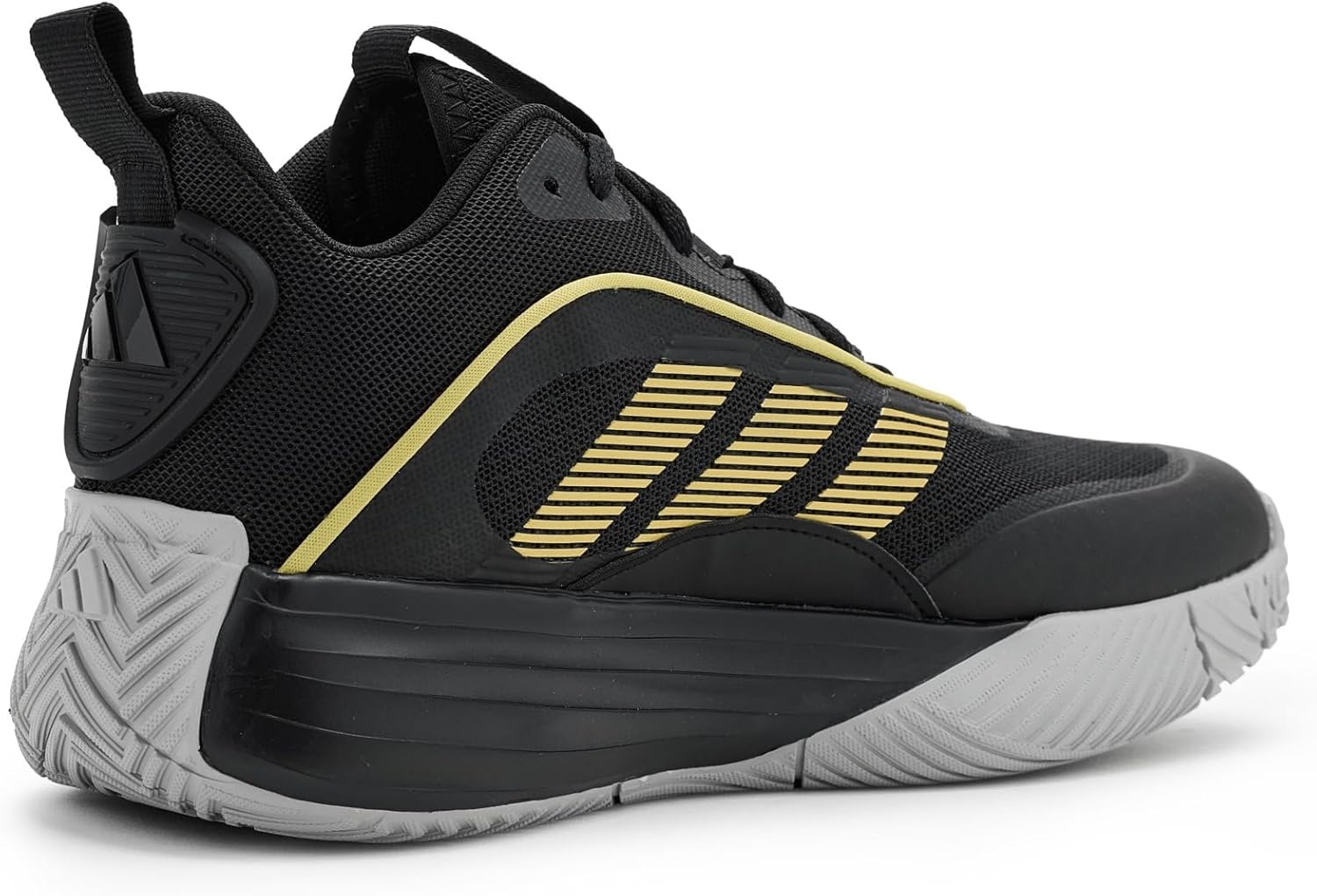 image:imageadidas Mens Own The Game 30 Basketball ShoeBlackGold MetallicSolid Grey