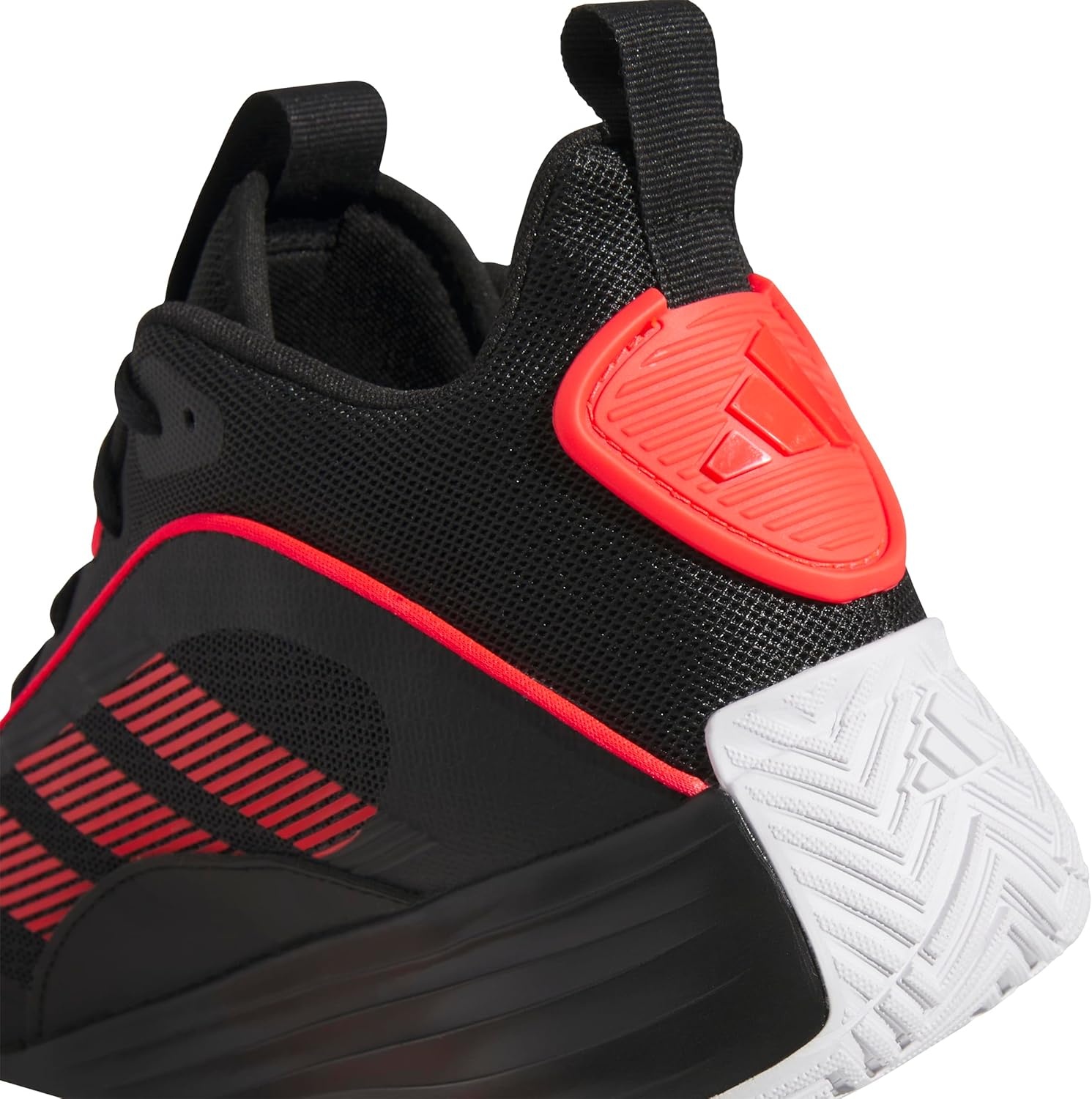 image:imageadidas Mens Own The Game 30 Basketball ShoeBlackLucid RedWhite