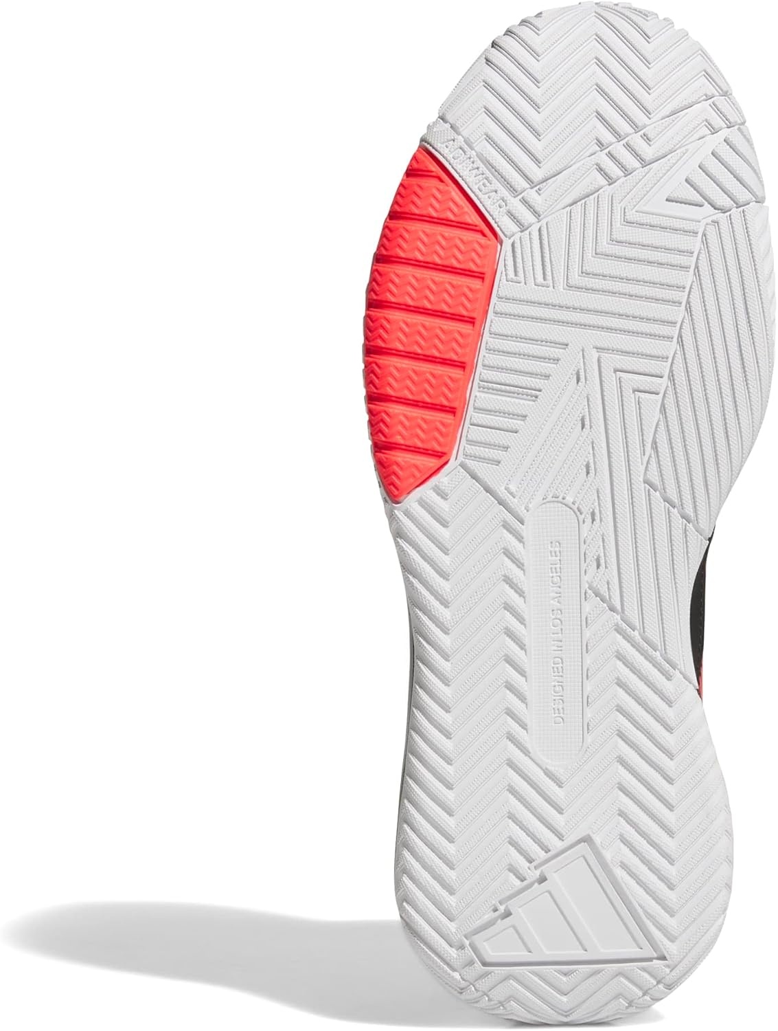image:imageadidas Mens Own The Game 30 Basketball ShoeBlackLucid RedWhite