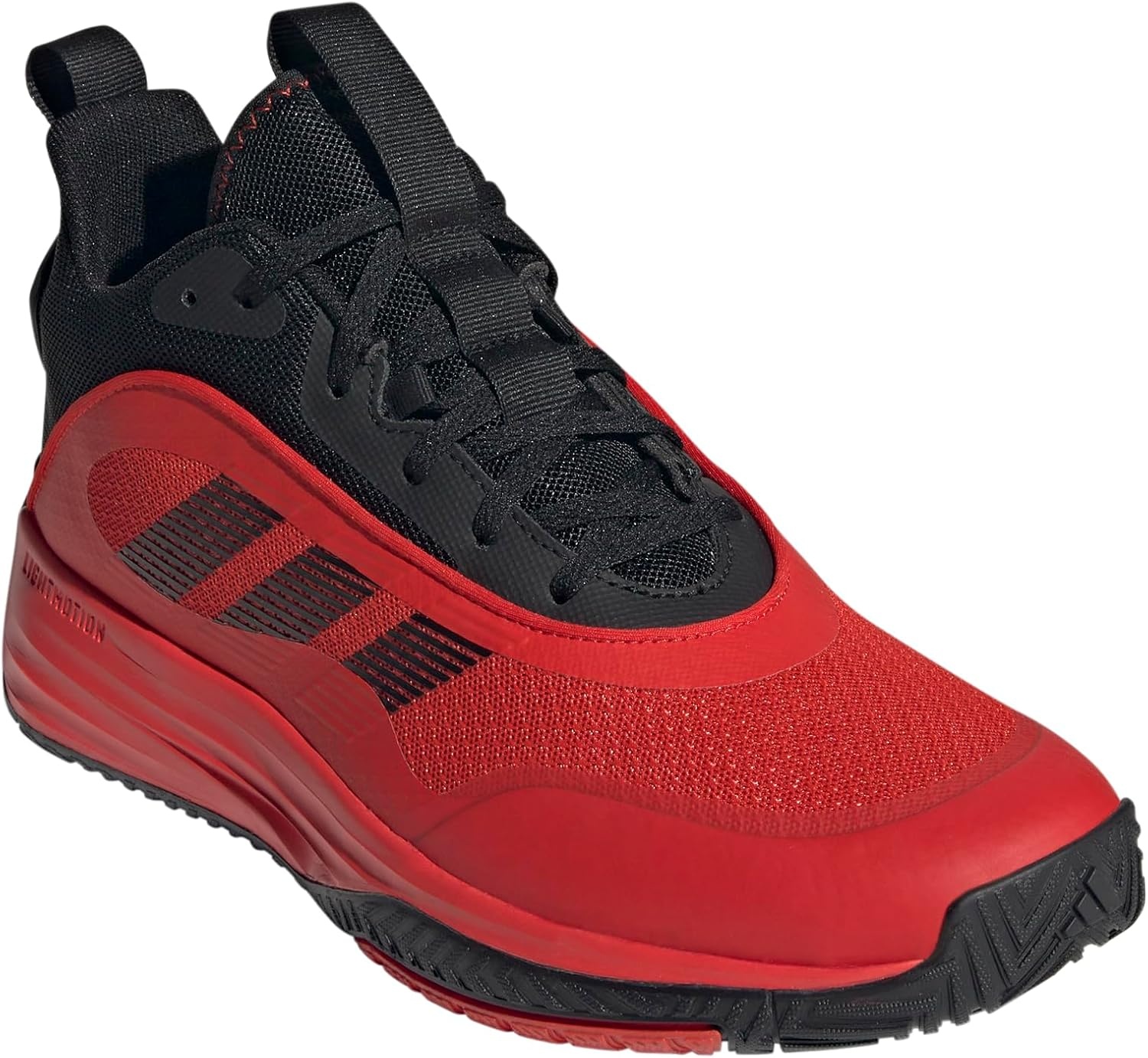image:imageadidas Mens Own The Game 30 Basketball ShoeBlackRedRed