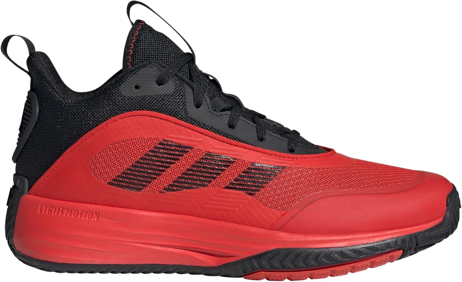 image:imageadidas Mens Own The Game 30 Basketball ShoeBlackRedRed