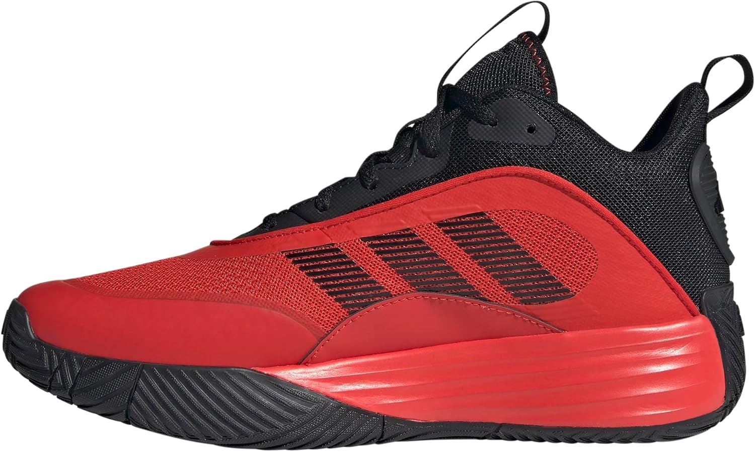 image:imageadidas Mens Own The Game 30 Basketball ShoeBlackRedRed