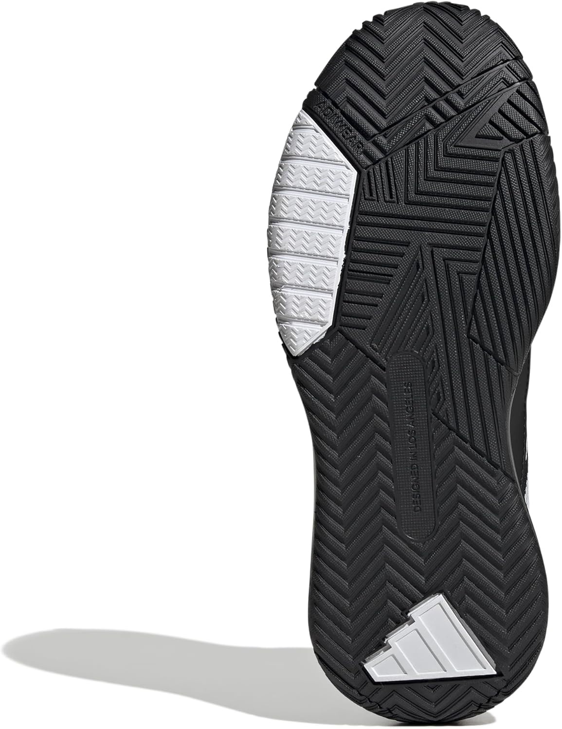 image:imageadidas Mens Own The Game 30 Basketball ShoeBlackWhiteBlack