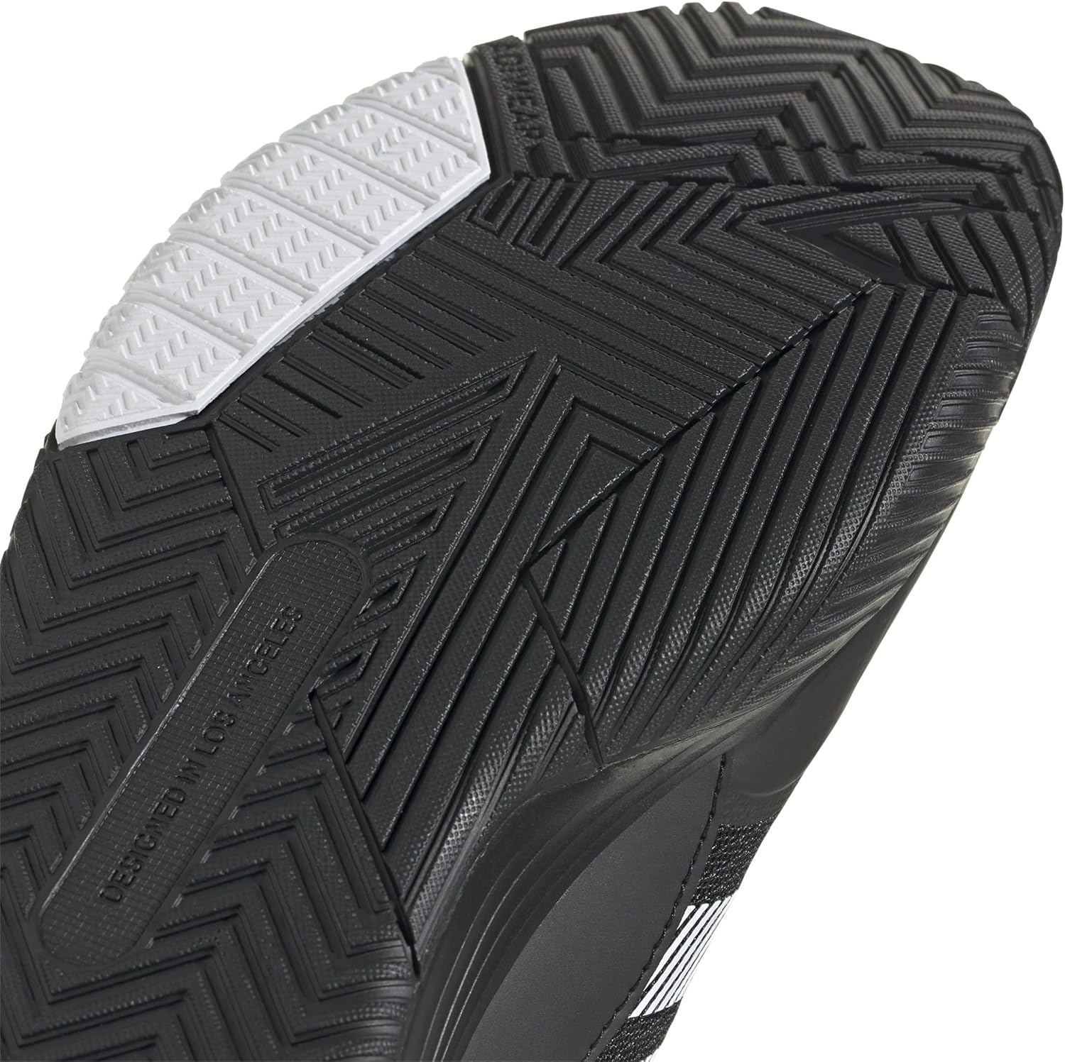 image:imageadidas Mens Own The Game 30 Basketball ShoeBlackWhiteWhite