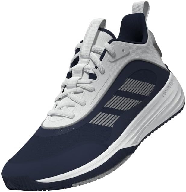 image:imageadidas Mens Own The Game 30 Basketball ShoeNight IndigoSolid GreyWhite