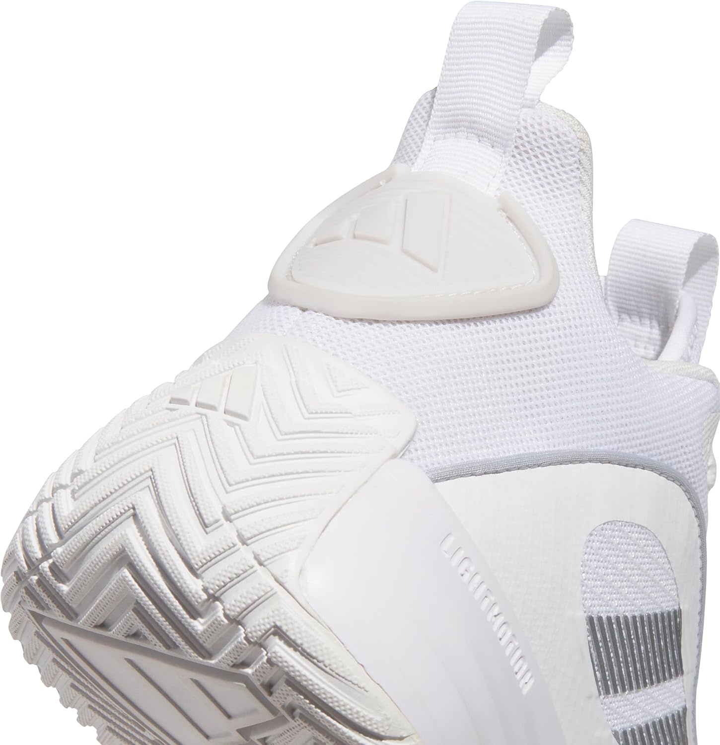 image:imageadidas Mens Own The Game 30 Basketball ShoeWhiteSilver MetallicGrey