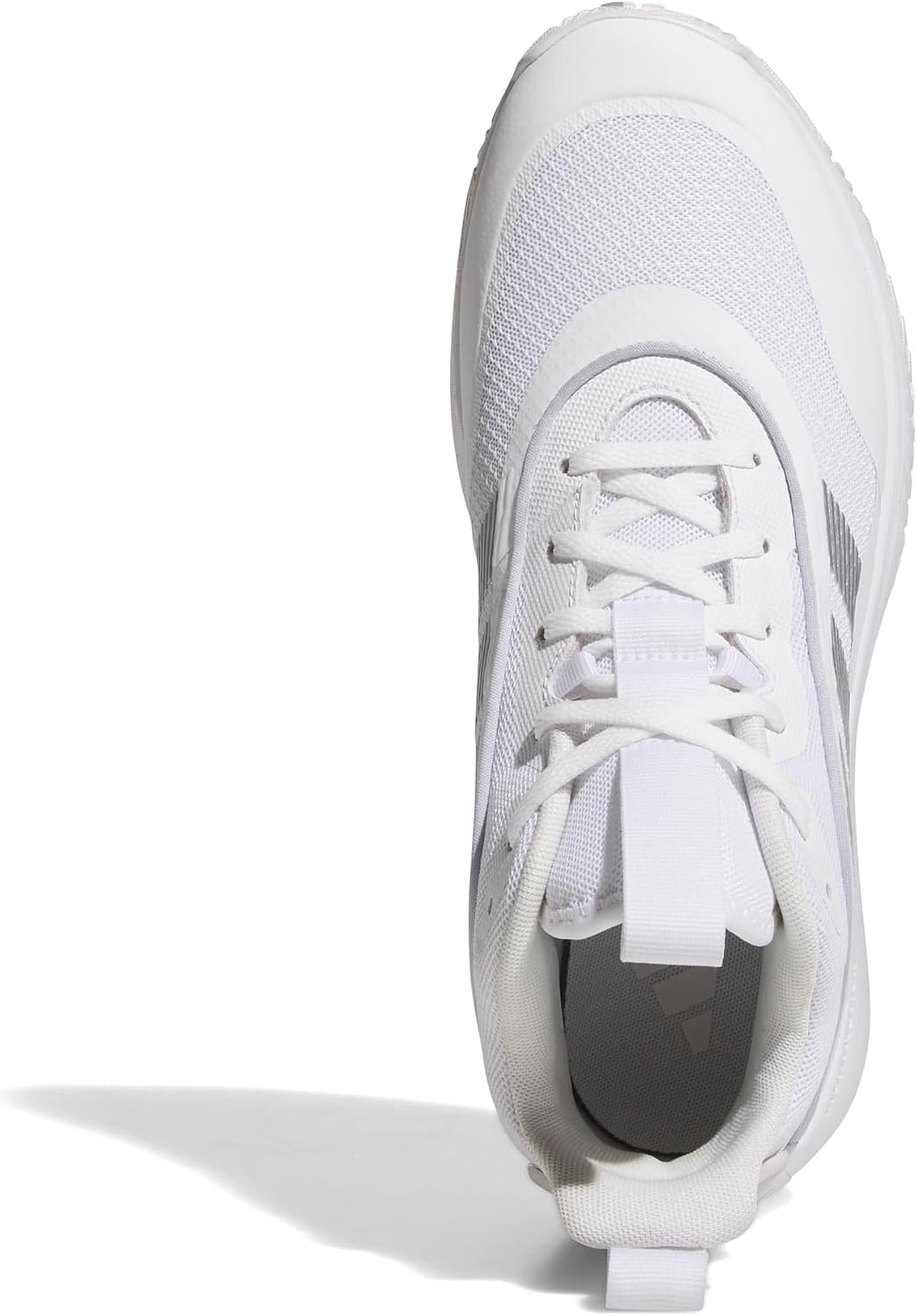 image:imageadidas Mens Own The Game 30 Basketball ShoeWhiteSilver MetallicGrey