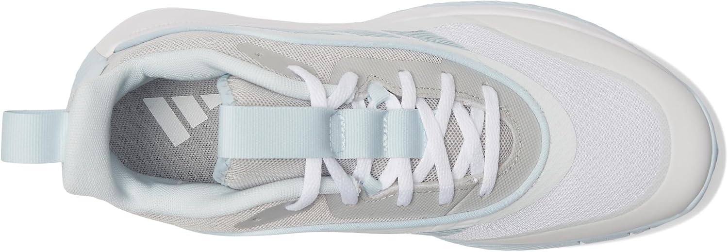 image:imageadidas Mens Own The Game 30 Basketball ShoeWhiteSky TintGrey