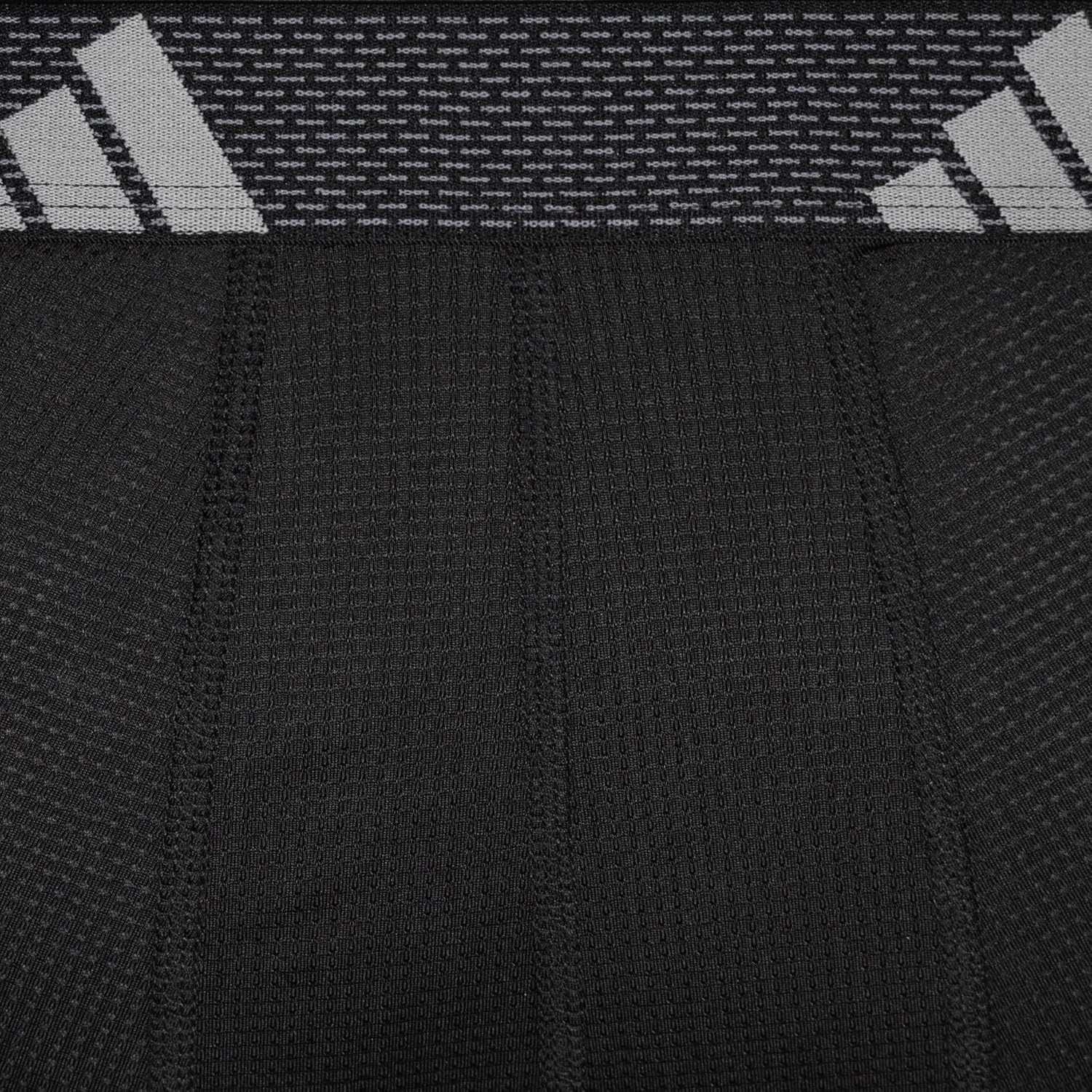 image:imageadidas Mens Performance Mesh Long Boxer Briefs 3Pack Breathable Workout UnderwearBetter ScarletBlackOnix Grey