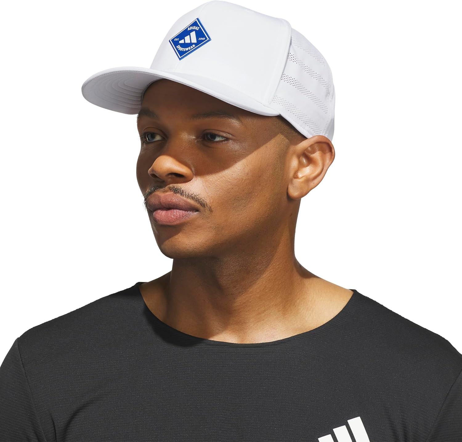 image:imageadidas Mens QuickDry Floatie Waterproof Hat Lightweight Snapback CapWhiteTeam Royal Blue