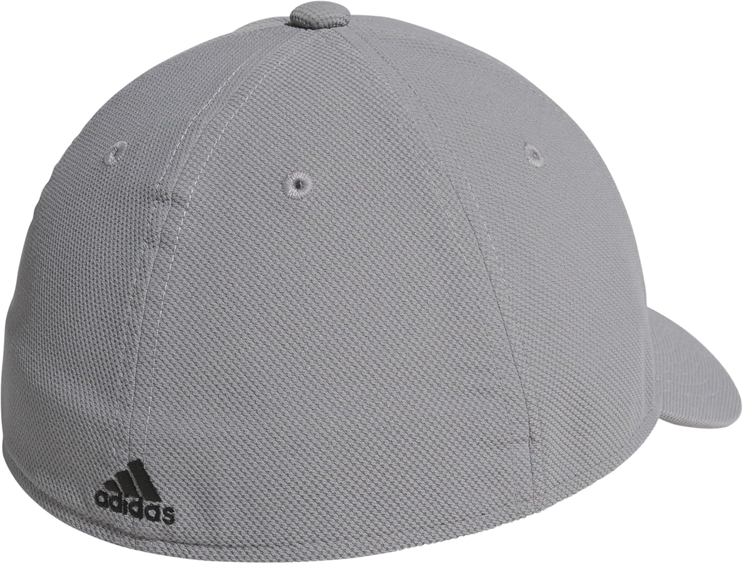 image:imageadidas Mens Release 3 Structured Stretch Fit CapGrey ThreeAurora Ruby RedBlack